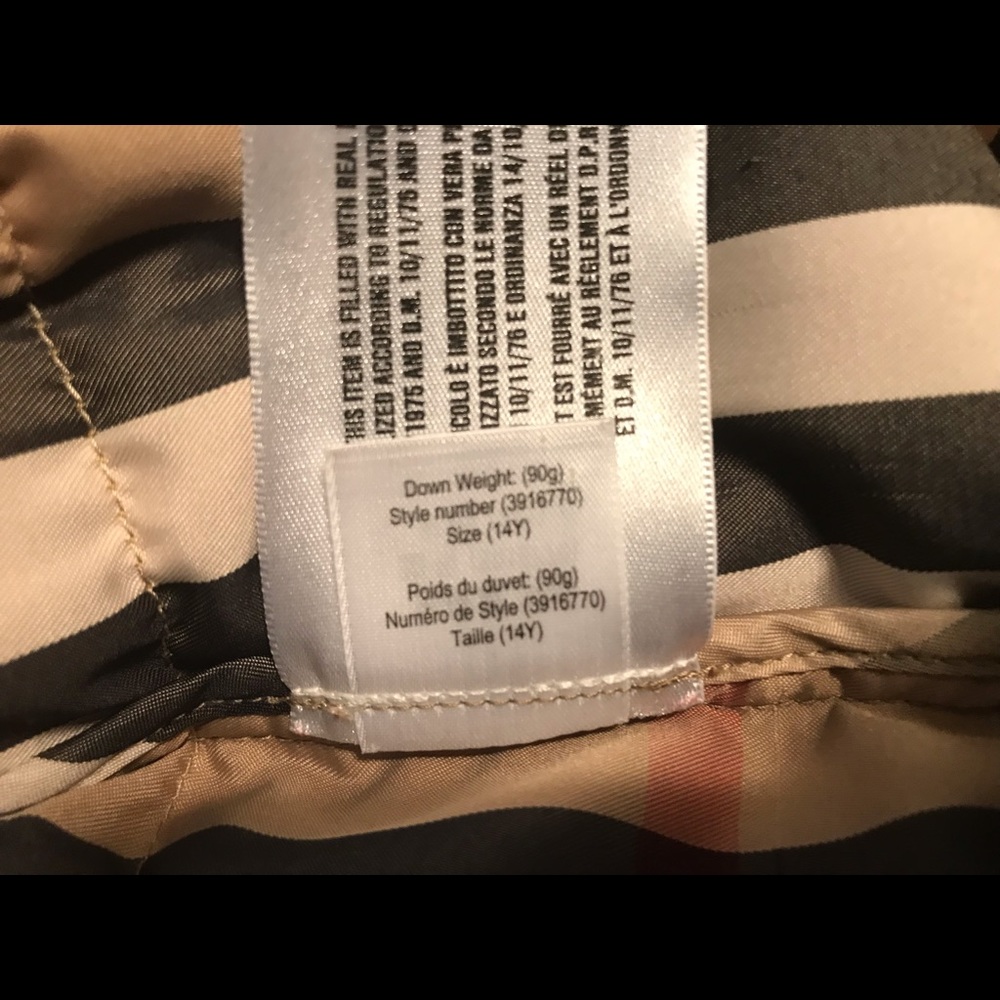Burberry Down Jacket - Picture 5 of 5